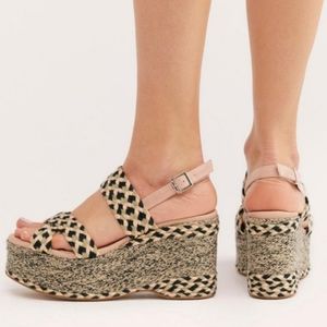 Free People Dolce Platform Wedge Espadrilles